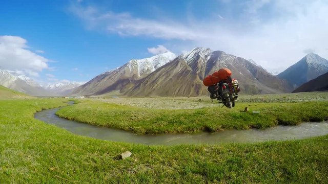 Zanskar Himalayas Road trip Motorcycle Timelapse
