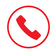 phone vector icon, telephone symbol