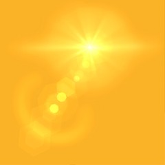 Fondo y textura de fondo amarillo con luces 