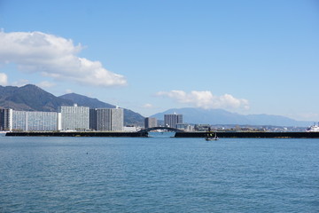 琵琶湖湖畔の風景