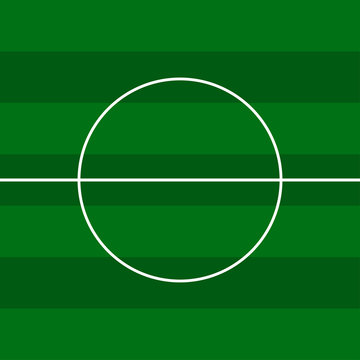 Isolated soccer field image. Vecgtor illustration design