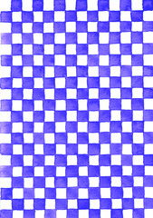 模様を描いた水彩画