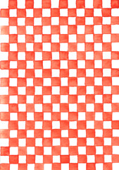 模様を描いた水彩画