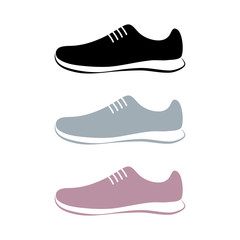 sneakers icon, vector boots