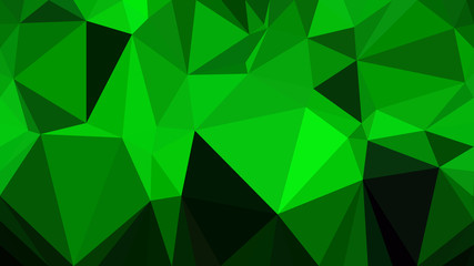 Fototapeta na wymiar Abstract Cool Green Polygonal Background Template Vector Graphic