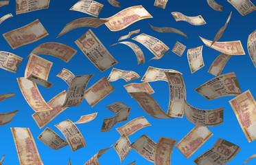 Flying Indian Rupee
