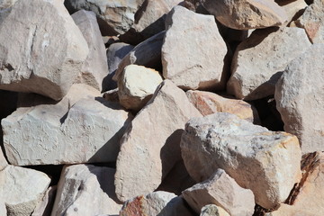 Texture of Pile of Rock