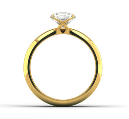 Obraz premium Solitaire ring