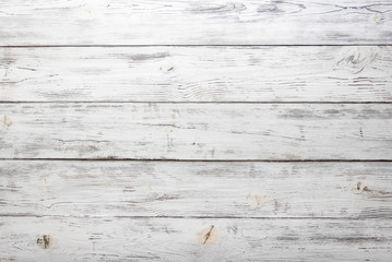 vintage white painted wood background - Powered by Adobe