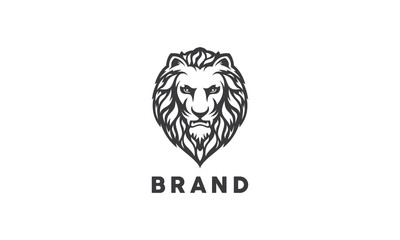 Modern mascot lion logo. The design works perfectly as tattoo also.