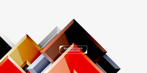 Abstract arrows composition background