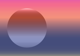 Abstract background using gradients. Space landscape. Colorful vector background. Horizontal composition A4