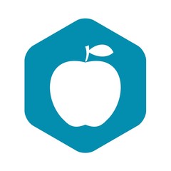 Apple icon. Simple illustration of apple vector icon for web