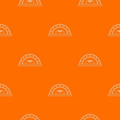 Bread oven pattern vector orange for any web design best