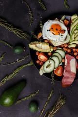 Homemade Breakfast, Scrambled egg with tomato sliced