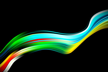 Modern colorful flow poster. Wave Liquid shape color background. Art design for your design project. Vector illustration