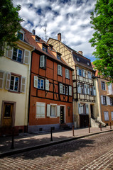Fototapeta na wymiar Colmar is a tourist destination French in the Alsace region