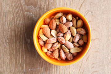 Mixed nuts, hazelnut, almond and pistachios