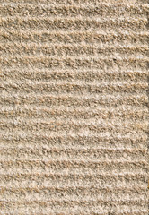 Cladding slab with horizontal lines closeup