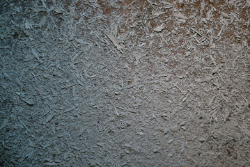 Paint from the ceiling crumbled to the floor