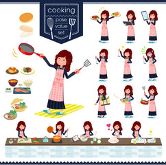 flat type Bad student girl_cooking