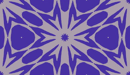 Pattern tile, ornate geometric pattern and two-tone abstract background