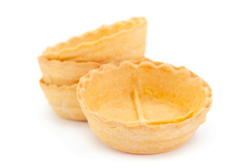 Empty baked tartlet