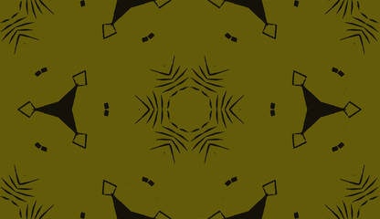 Pattern tile, ornate geometric pattern and two-tone abstract background