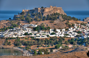 Fototapeta premium Die griechische Insel Rhodos im Sommer
