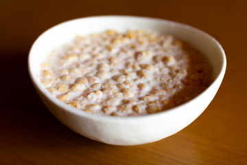 朝食のグラノーラ