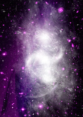 galaxy in a free space