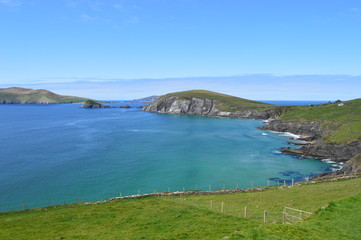 Landscape with ocean in Ireland