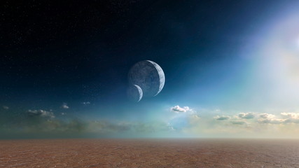 宇宙惑星 © tsuneomp