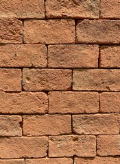 photography of red brick textured background