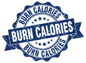 Obraz premium burn calories stamp. sign. seal