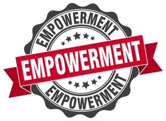 Obraz premium empowerment stamp. sign. seal