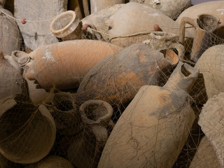 Very ancient amphorae