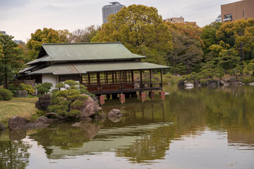 KIYOSUMI TEIEN garden in TOKYO,JAPAN. Spring