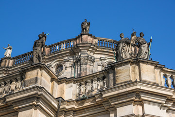Fototapeta na wymiar Old city of Dresden, Germany