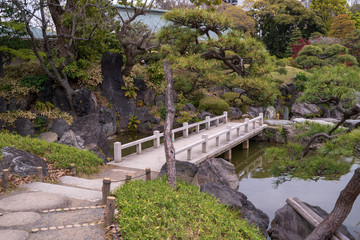 KIYOSUMI TEIEN garden in TOKYO,JAPAN. Spring