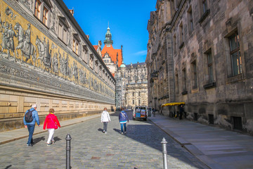 Naklejka premium Old city of Dresden, Germany
