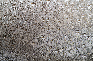 water drops on the window