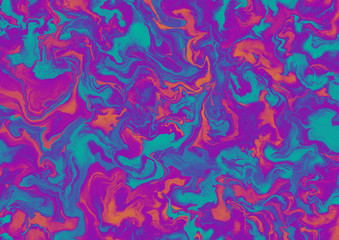 Fototapeta premium Beautiful digital painting. Unique hand painted decorative image for creative design of posters, websites, wallpapers, prints, cards. Modern piece of art. Unusual artistic style. Vibrant colours.