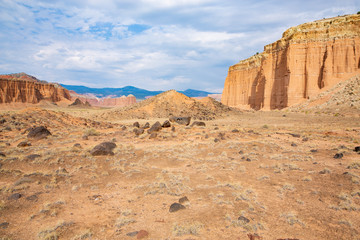 Fototapeta premium Cathedral Valley in Capitol Reef National Park, Utah, USA