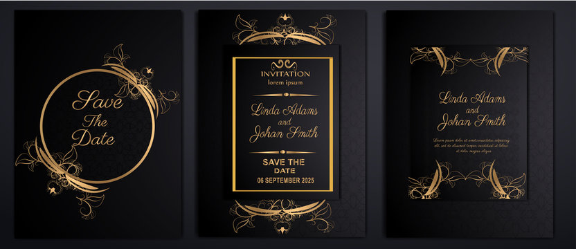 Luxury Wedding Invitation Cards