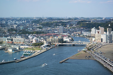 Naklejka premium The viewing from Enoshima-island / 江ノ島からの眺め