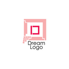Obraz premium frame dream symbol logo vector