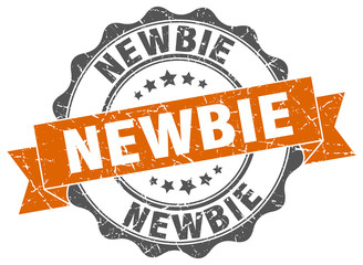 Obraz premium newbie stamp. sign. seal