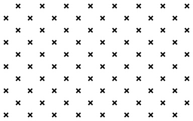 Crosses simple minimalist decorative geometrical vector pattern
