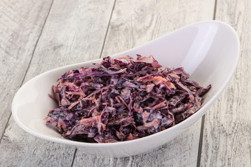 Cole slaw salad with cabbage